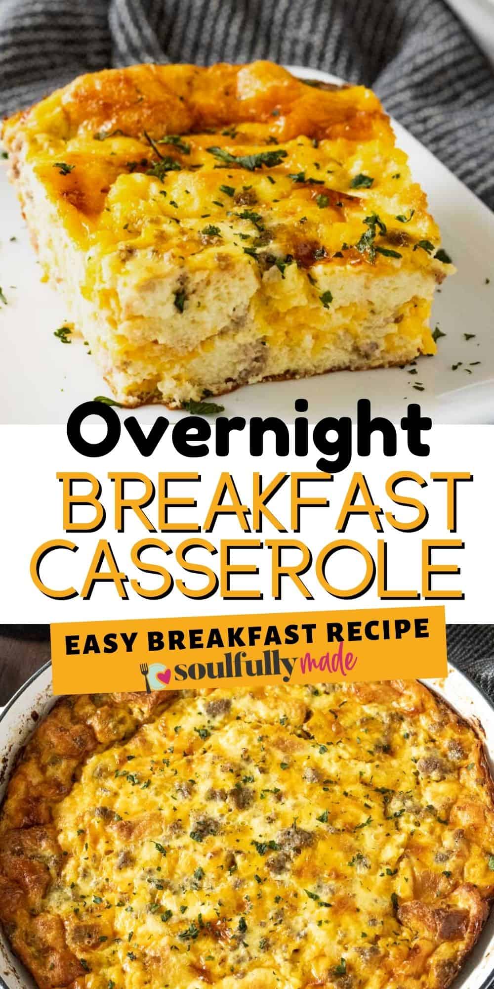 Easy Make Ahead Breakfast Casserole - Soulfully Made