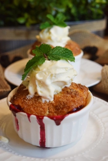 Blackberry Cobbler with Brown Sugar Pecan Biscuits - Soulfully Made