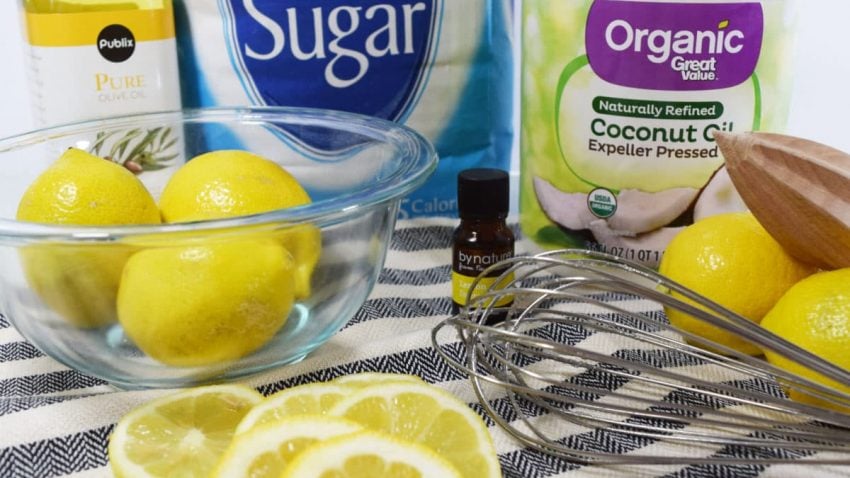 Lemon Sugar Scrub Tutorial – Hand Exfoliant For DIY Manicure