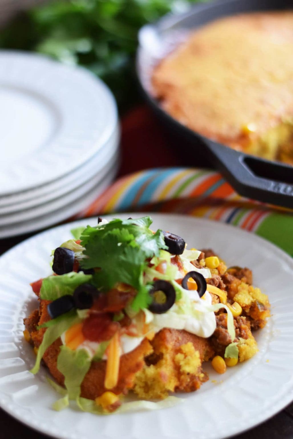 Jalapeño Cornbread Taco Pie - Soulfully Made