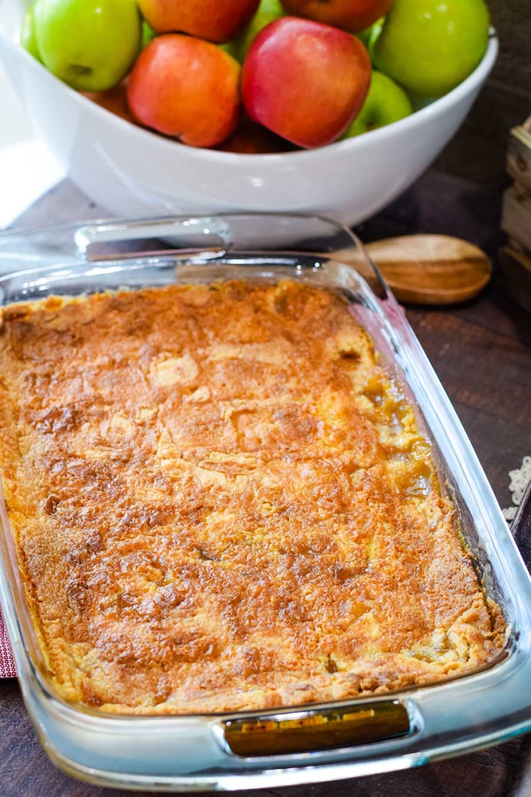 Caramel Apple Dump Cake (Bake & Slow Cooker) Soulfully Made