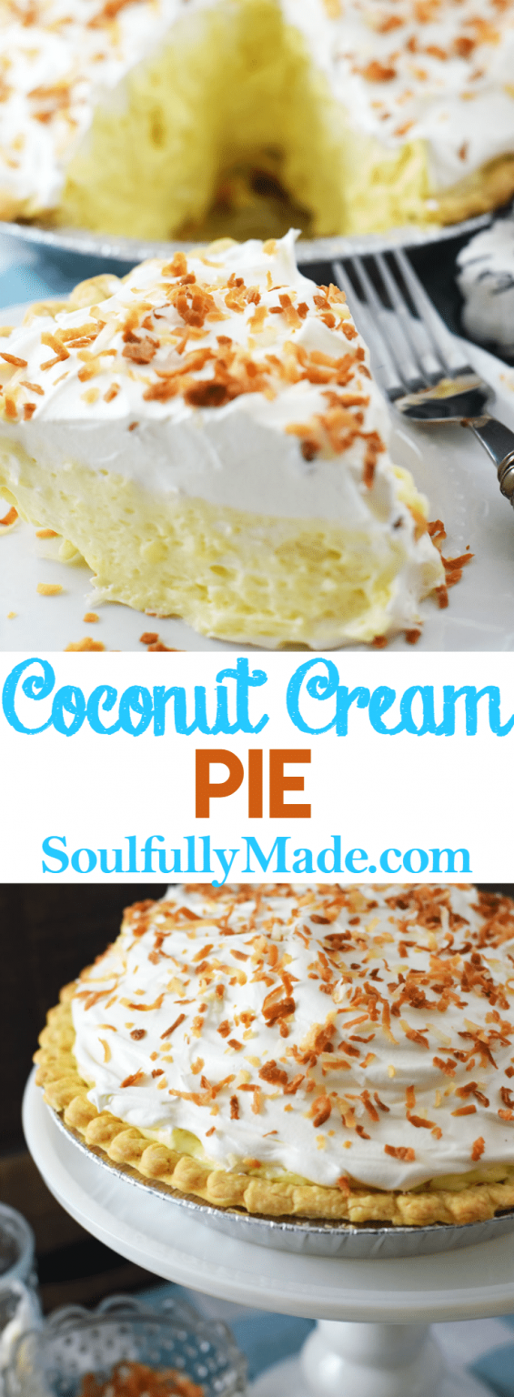 Easy Coconut Cream Pie - Soulfully Made