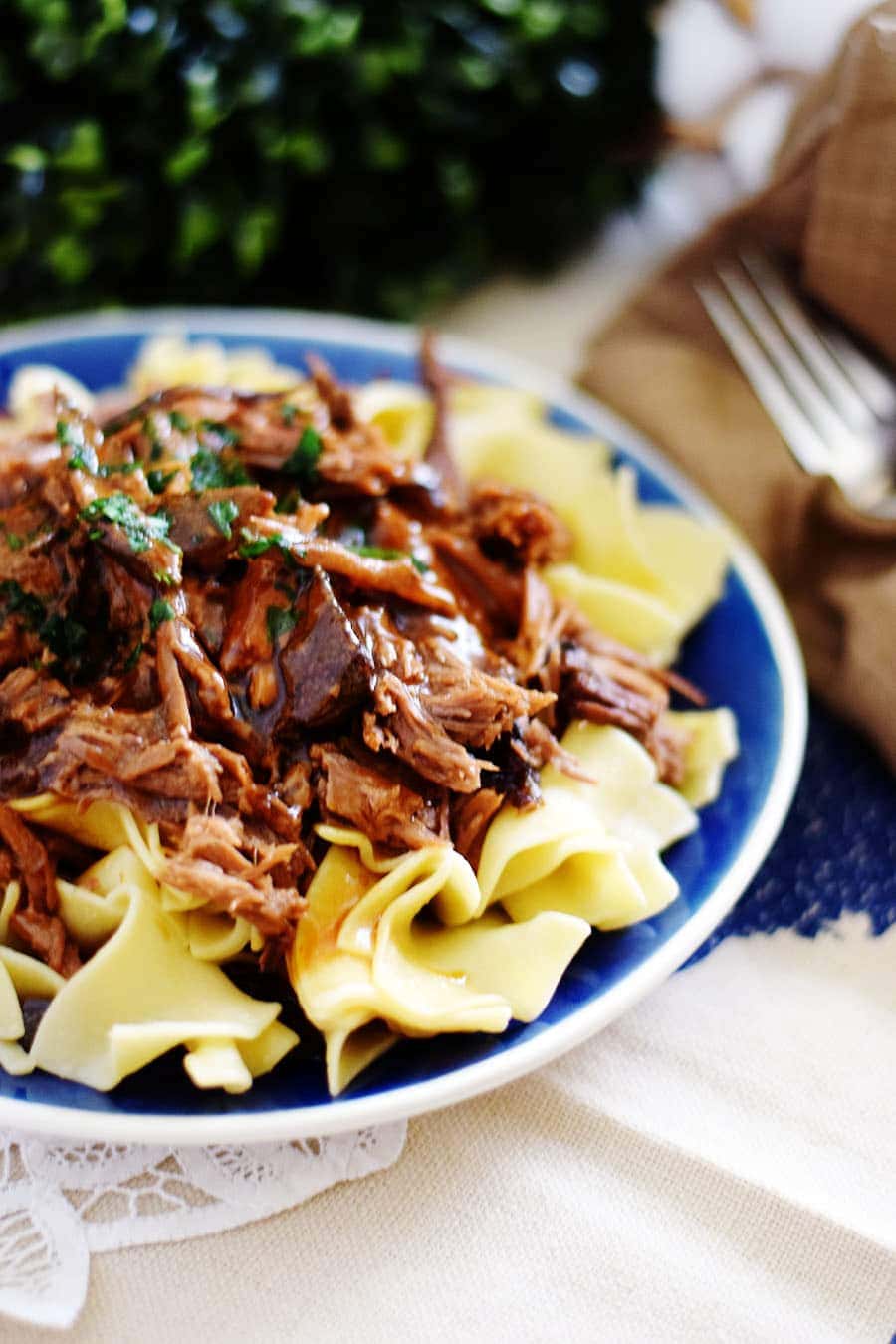 Slow Cooker Mississippi Pot Roast | Soulfully Made