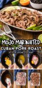 Slow cooker mojo Cuban pork roast Pinterest image.