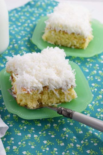 Coconut Cream Poke Cake - Soulfully Made