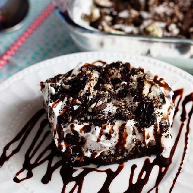 Oreo Brownie Poke Cake - Soulfully Made