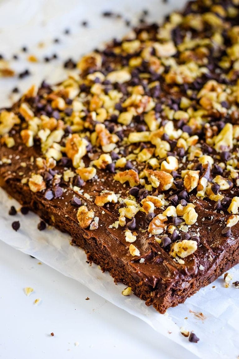 Frosted Chocolate Turtle Brownies - Soulfully Made