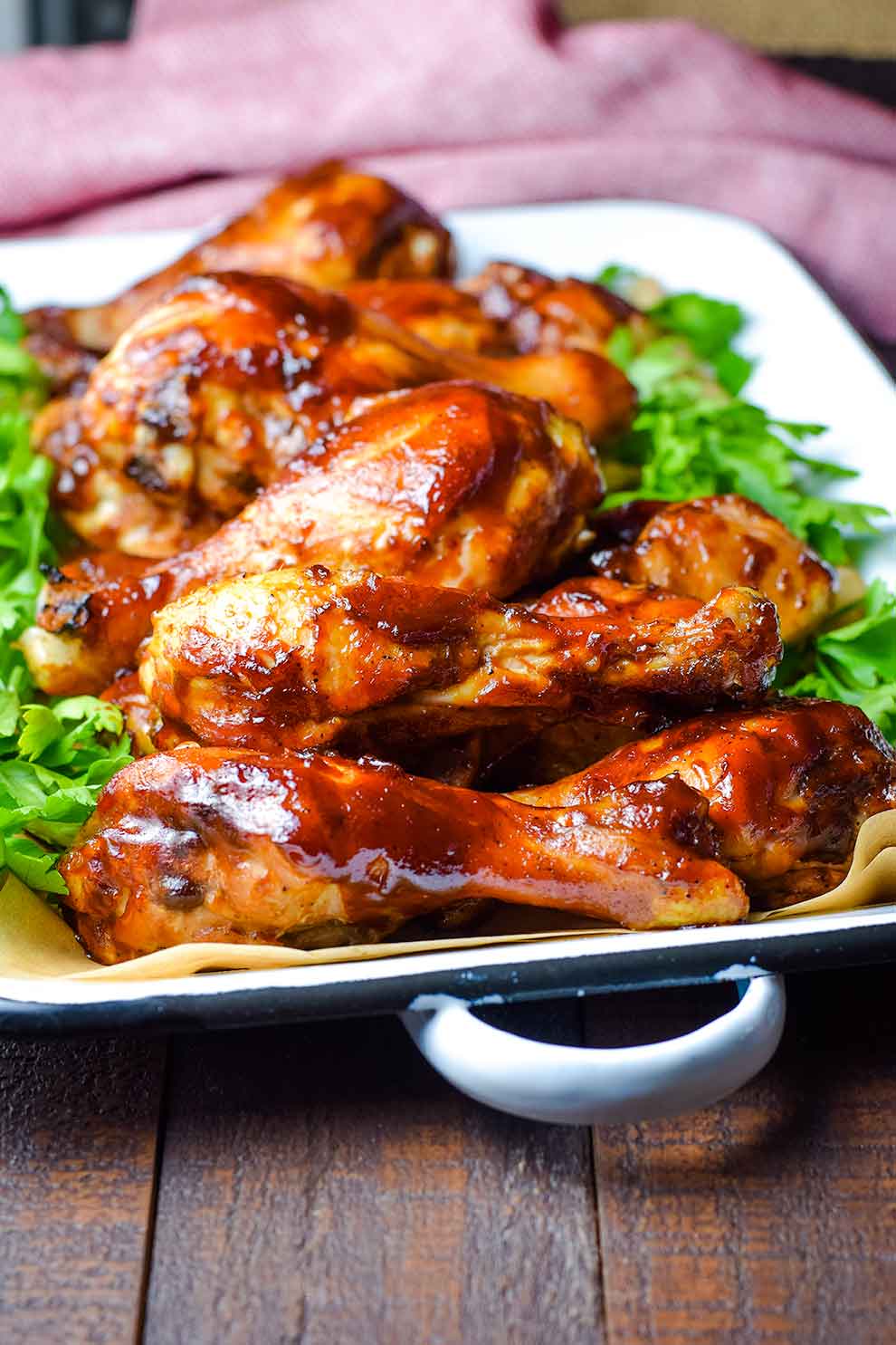 Oven Baked BBQ Chicken Drumsticks - Soulfully Made