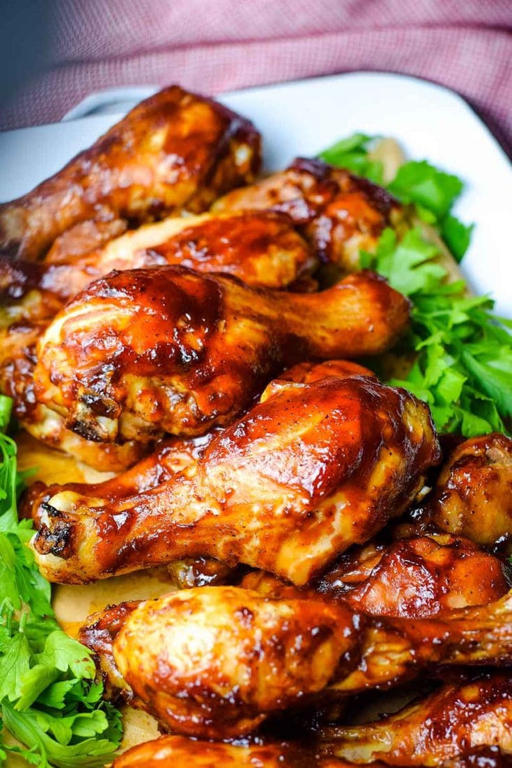 Oven Baked BBQ Chicken Drumsticks - Soulfully Made