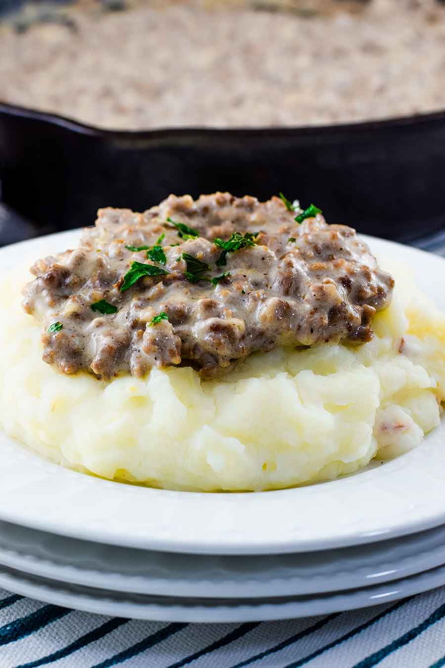 Ground Beef Gravy Soulfully Made   Hamburger Gravy 