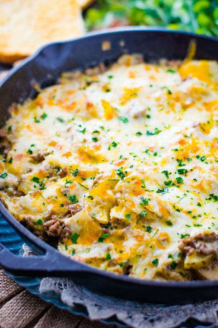 Easy Potatoes and Ground Beef - Soulfully Made