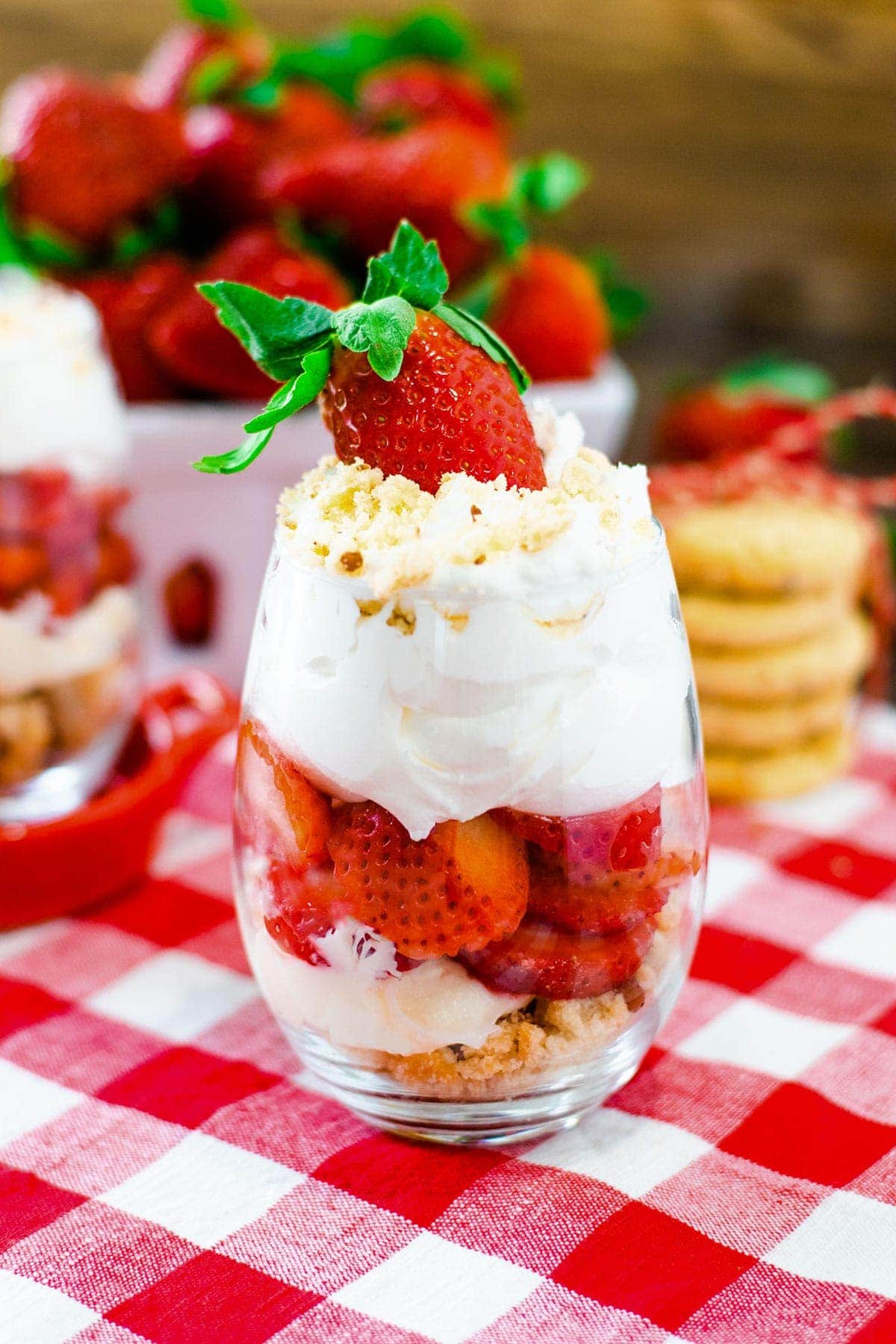 Easy Strawberry Shortcake Parfaits - Belly Full