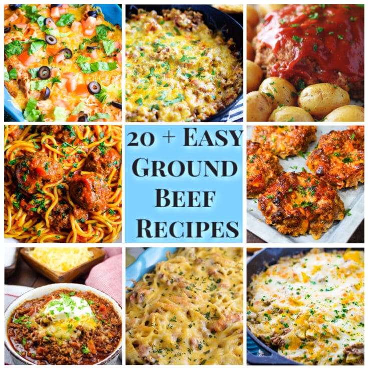 Easy Ground Beef Recipes - Soulfully Made