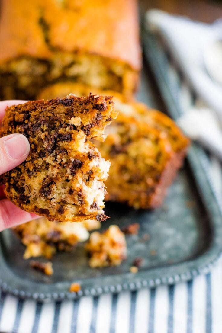 Chocolate Chip Banana Bread Soulfully Made