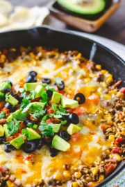 Mexican Beef And Rice Skillet - Soulfully Made