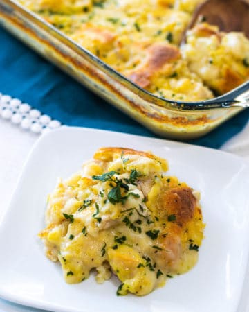 Chicken and Dumplings Casserole - Soulfully Made