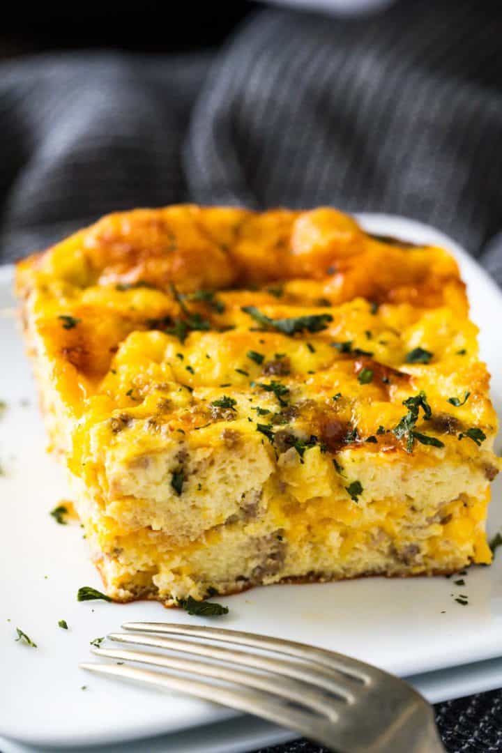 Overnight Breakfast Casserole - Soulfully Made