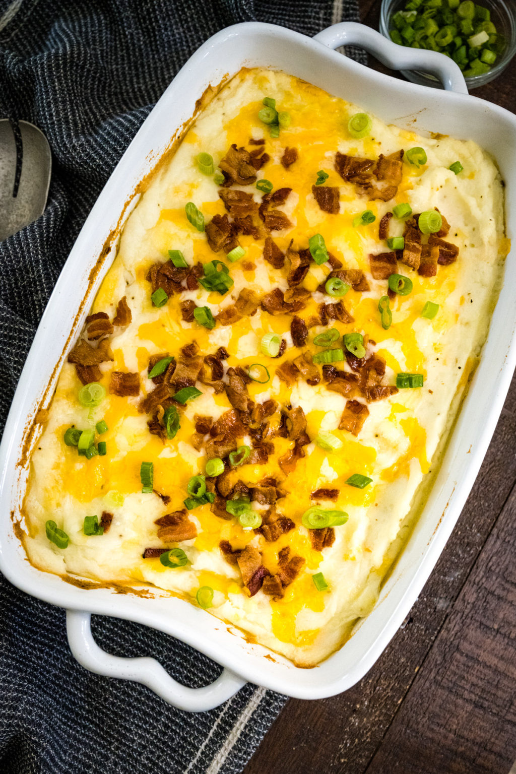 Loaded Mashed Potato Casserole - Soulfully Made