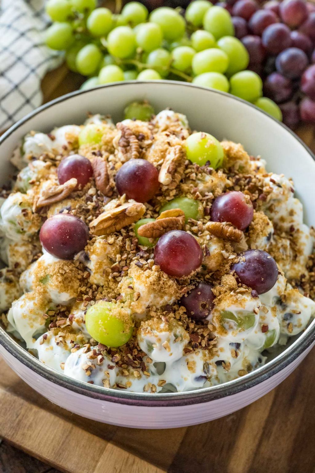 Creamy Grape Salad Recipe - Soulfully Made