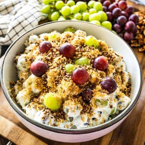 Creamy Grape Salad Recipe - Soulfully Made