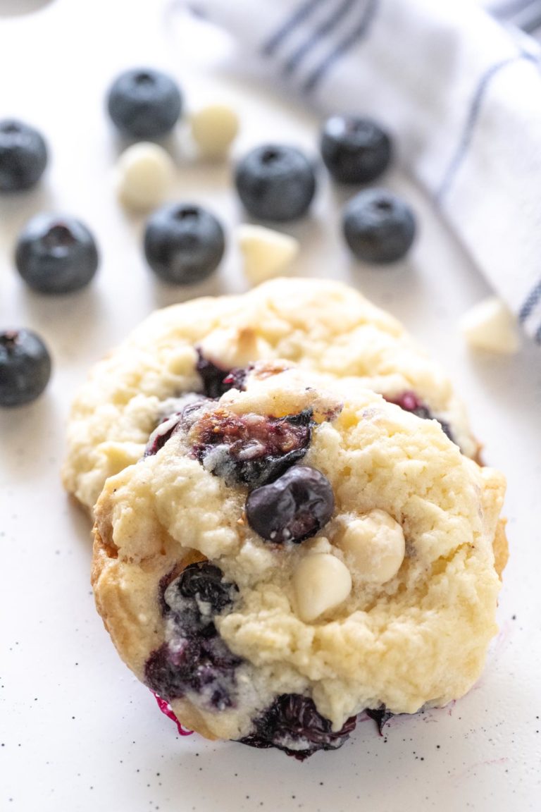 Blueberry Cheesecake Cookies Recipe - Soulfully Made