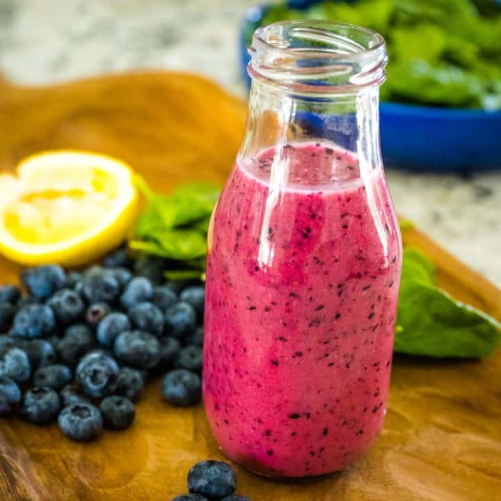 Blueberry Vinaigrette Dressing Recipe - Soulfully Made