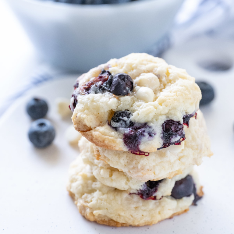 Blueberry Cheesecake Cookies Recipe - Soulfully Made