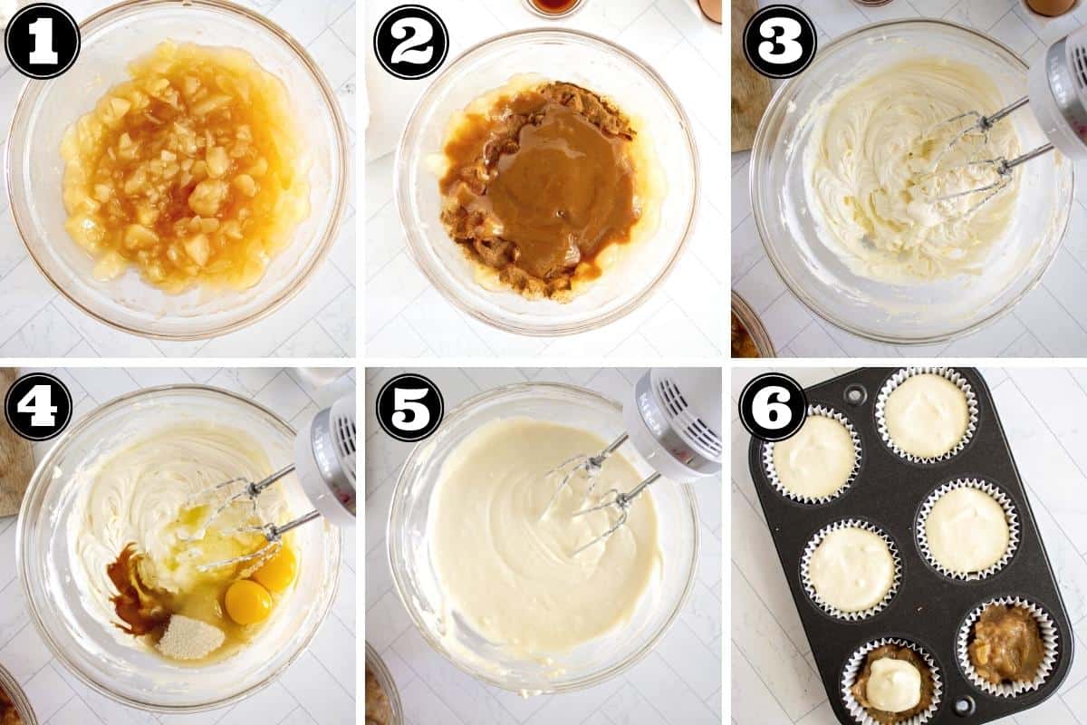 3-Step Mini Cheesecakes