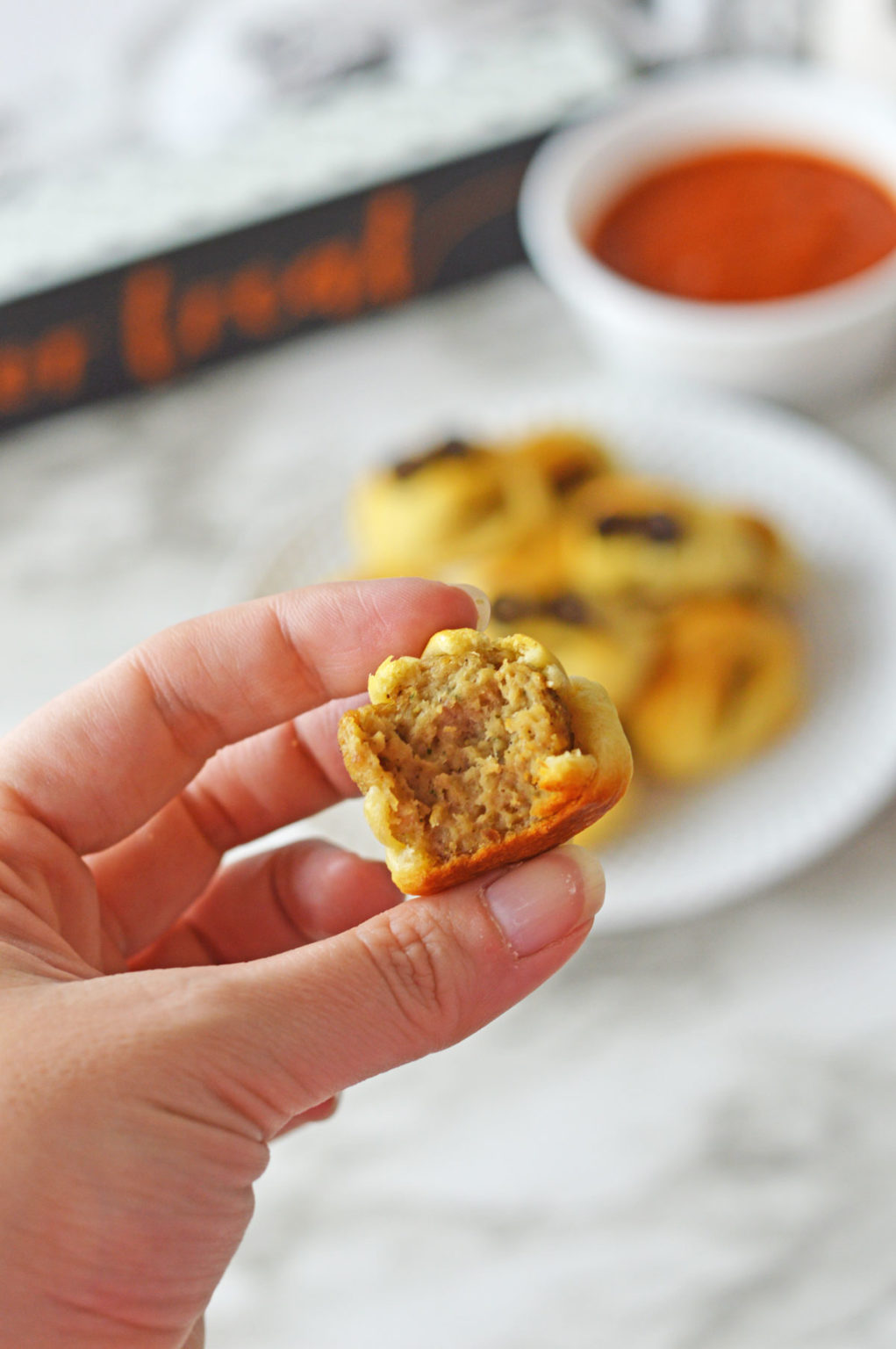 Mummy Meatball Crescent Bites - Soulfully Made