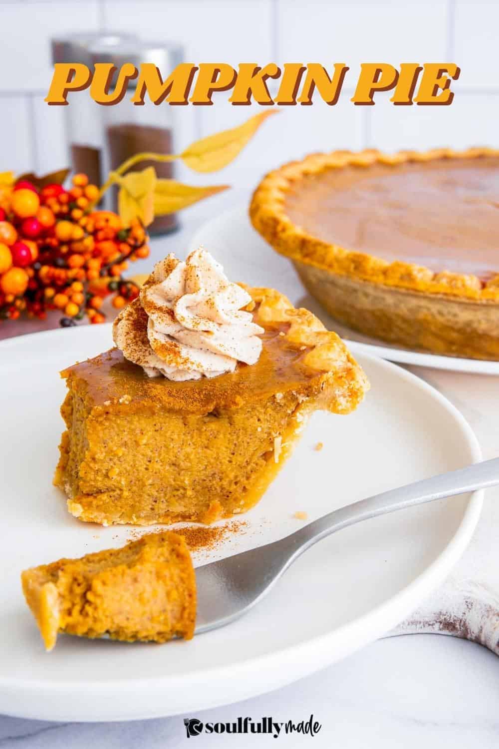 Pumpkin Pie with Sweetened Condensed Milk Soulfully Made