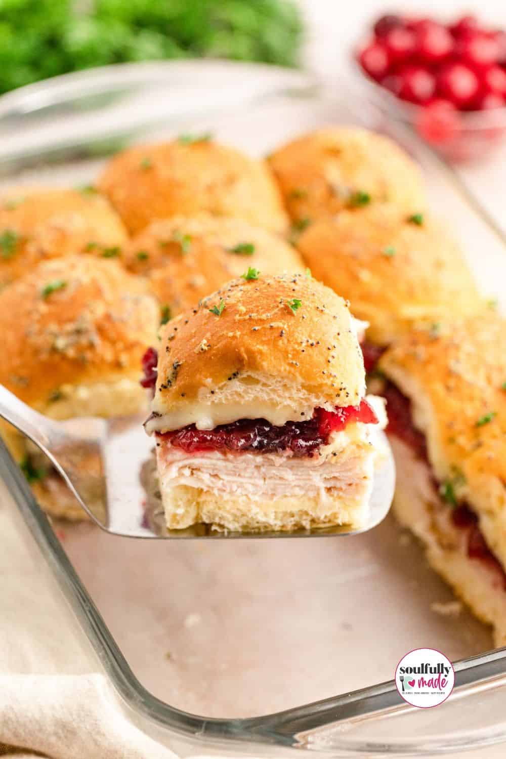 Turkey Cranberry Sliders - Soulfully Made