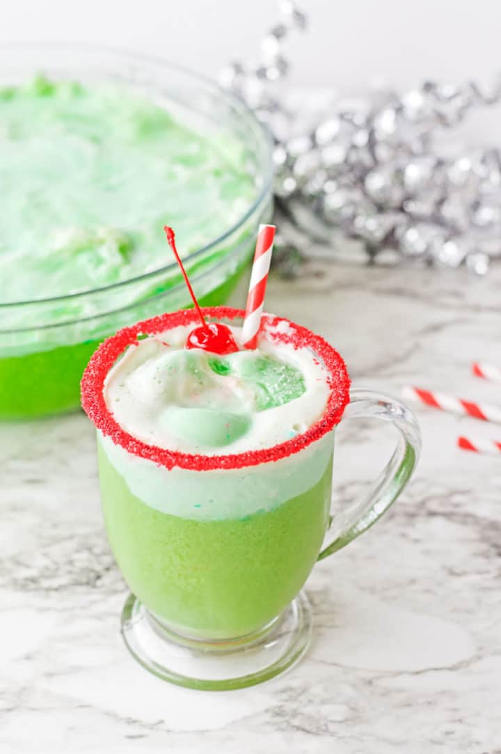 Grinch Punch Recipe - Soulfully Made