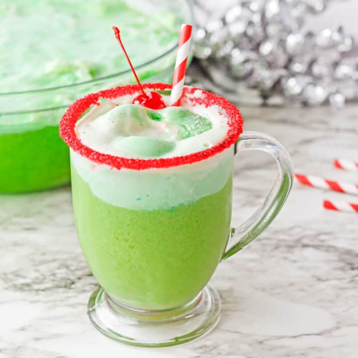 Grinch Punch Recipe - Soulfully Made