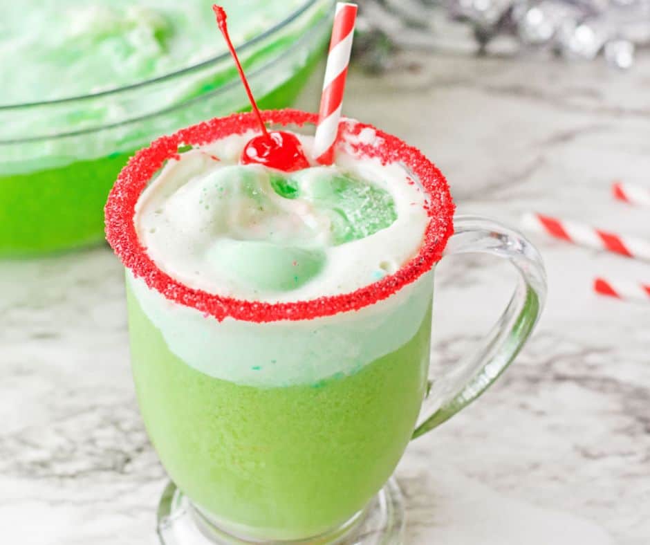 Grinch Punch Recipe - Soulfully Made