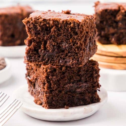 Eggless Chocolate Brownie with Cocoa Powder - Step by Step Photo Recipe