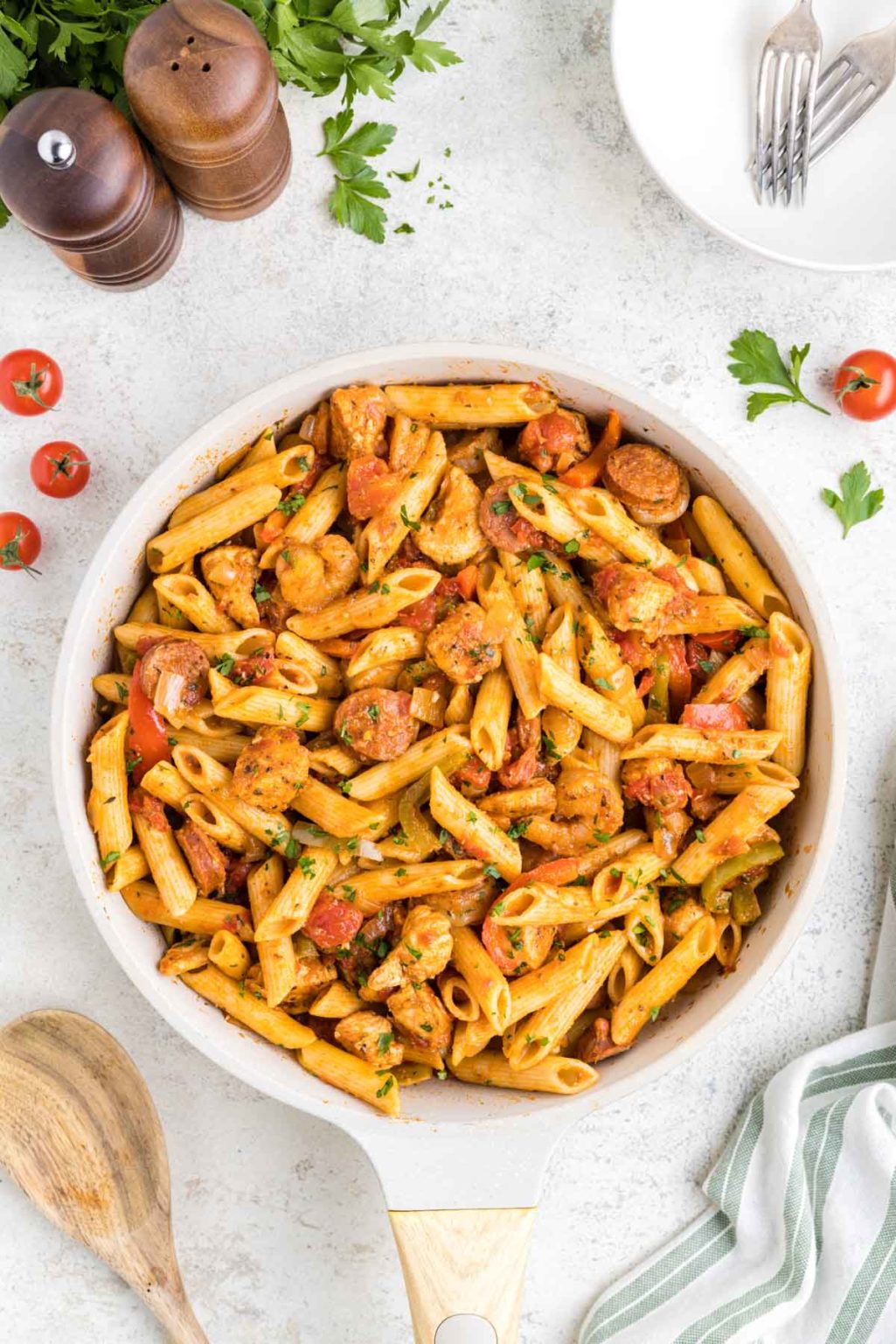 Cajun Jambalaya Pasta Recipe - Soulfully Made