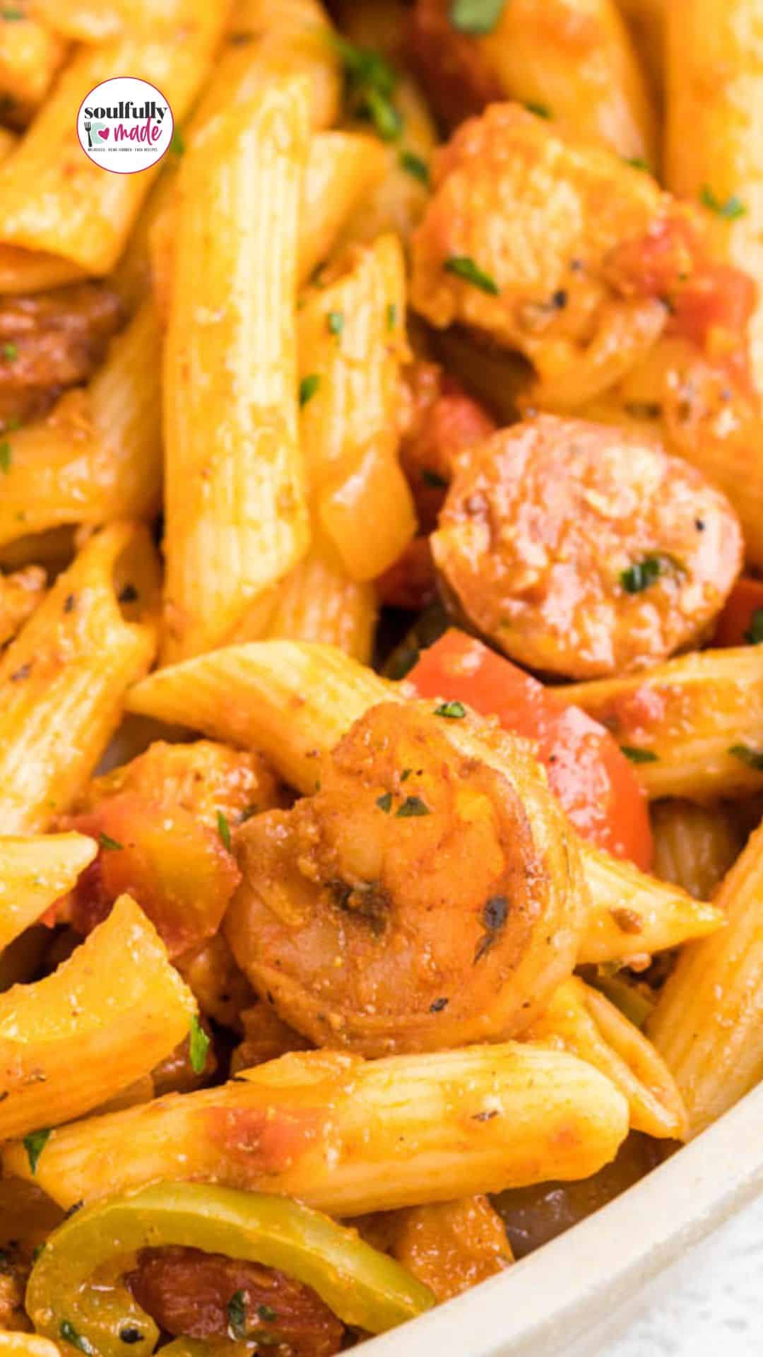 Cajun Jambalaya Pasta Recipe - Soulfully Made