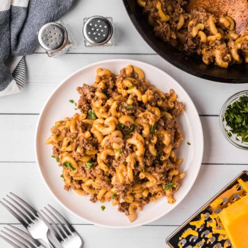 Cheesy Hamburger Skillet Homemade Hamburger Helper Soulfully Made