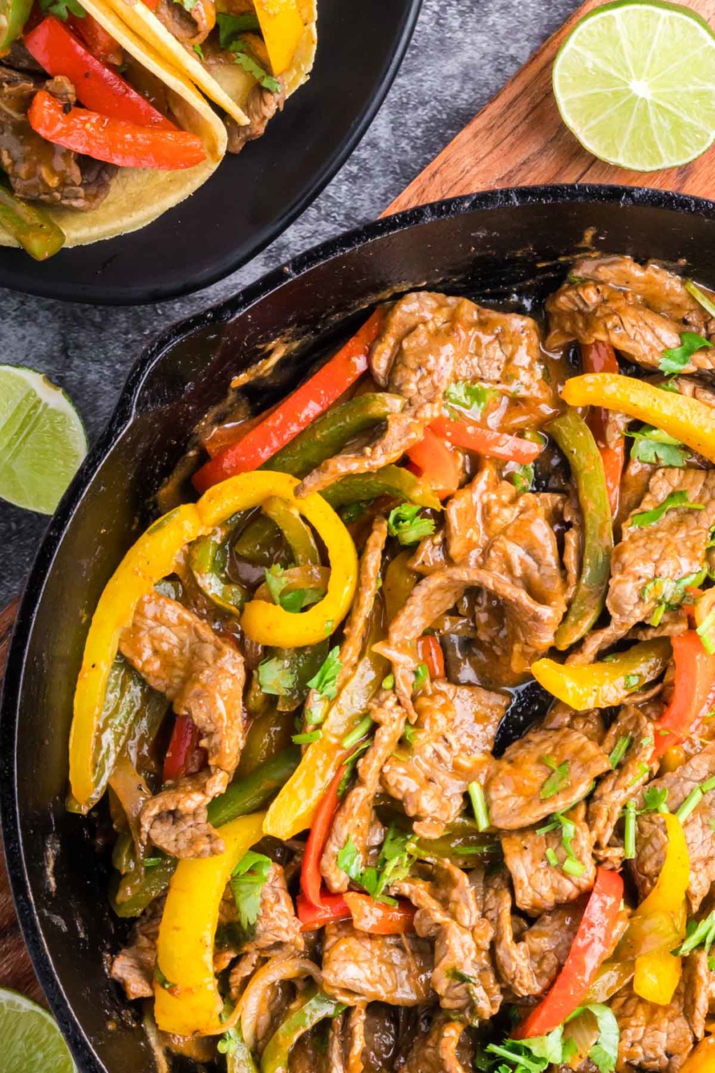 Quick and Easy Skillet Steak Fajitas Recipe - Soulfully Made