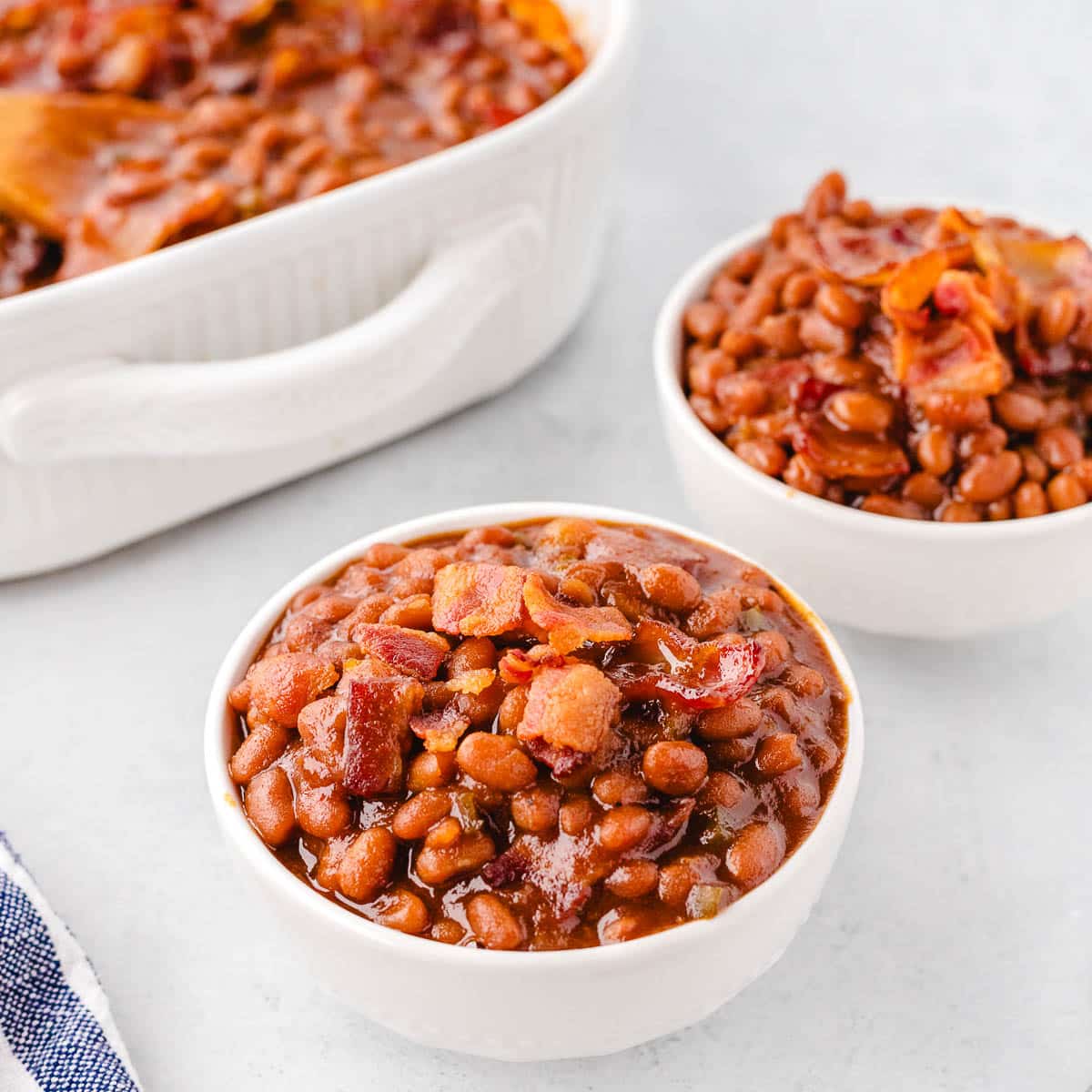 Baked Beans with Bacon and Brown Sugar