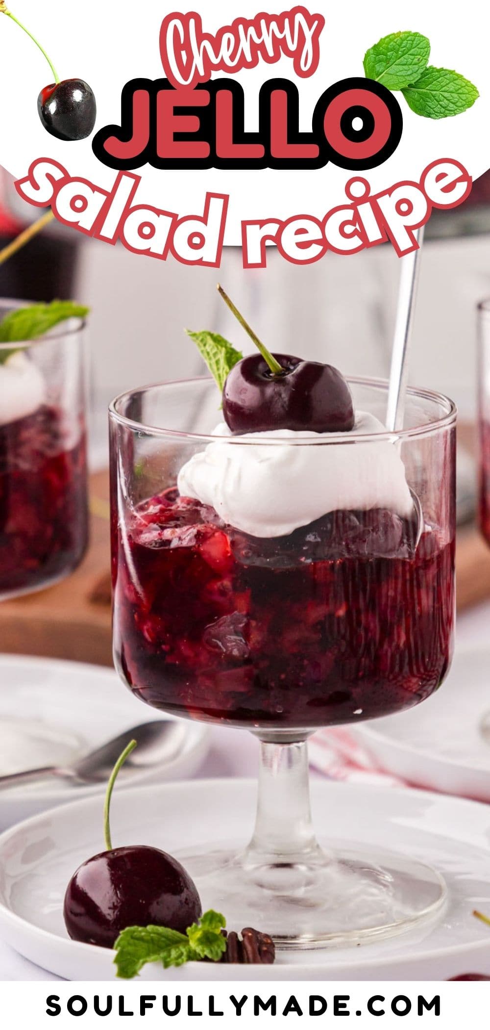 Cherry Cola Jello Salad - Soulfully Made