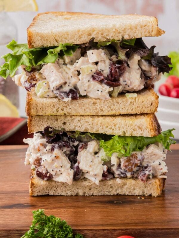 Delicious Turkey Salad with Cranberries and Pecans