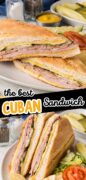 Cuban sandwich Pinterest image.