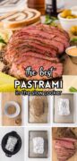 Homemade pastrami, Pinterest image