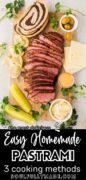 Homemade pastrami, Pinterest image